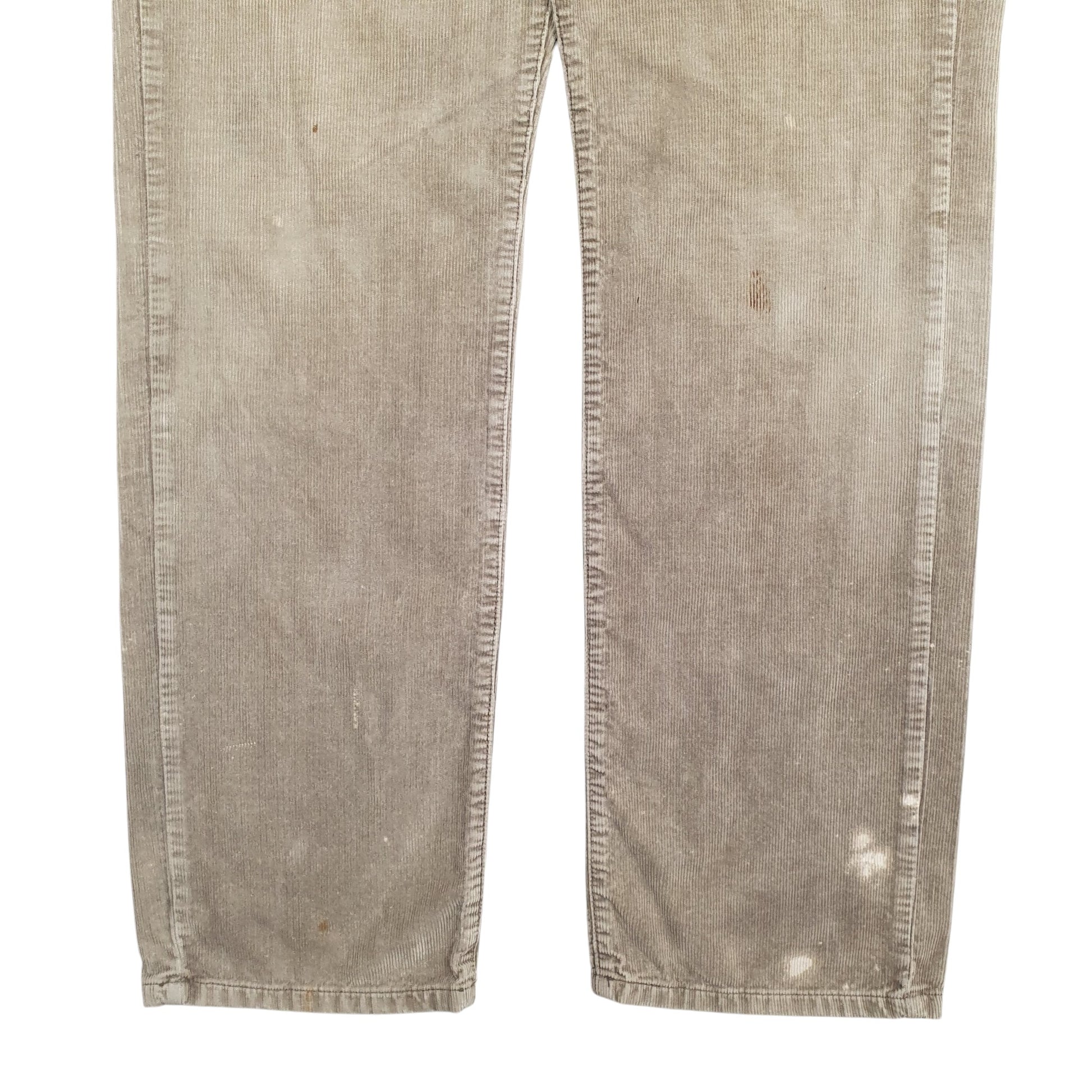 Mens Beige Levis  Corduroy Trousers