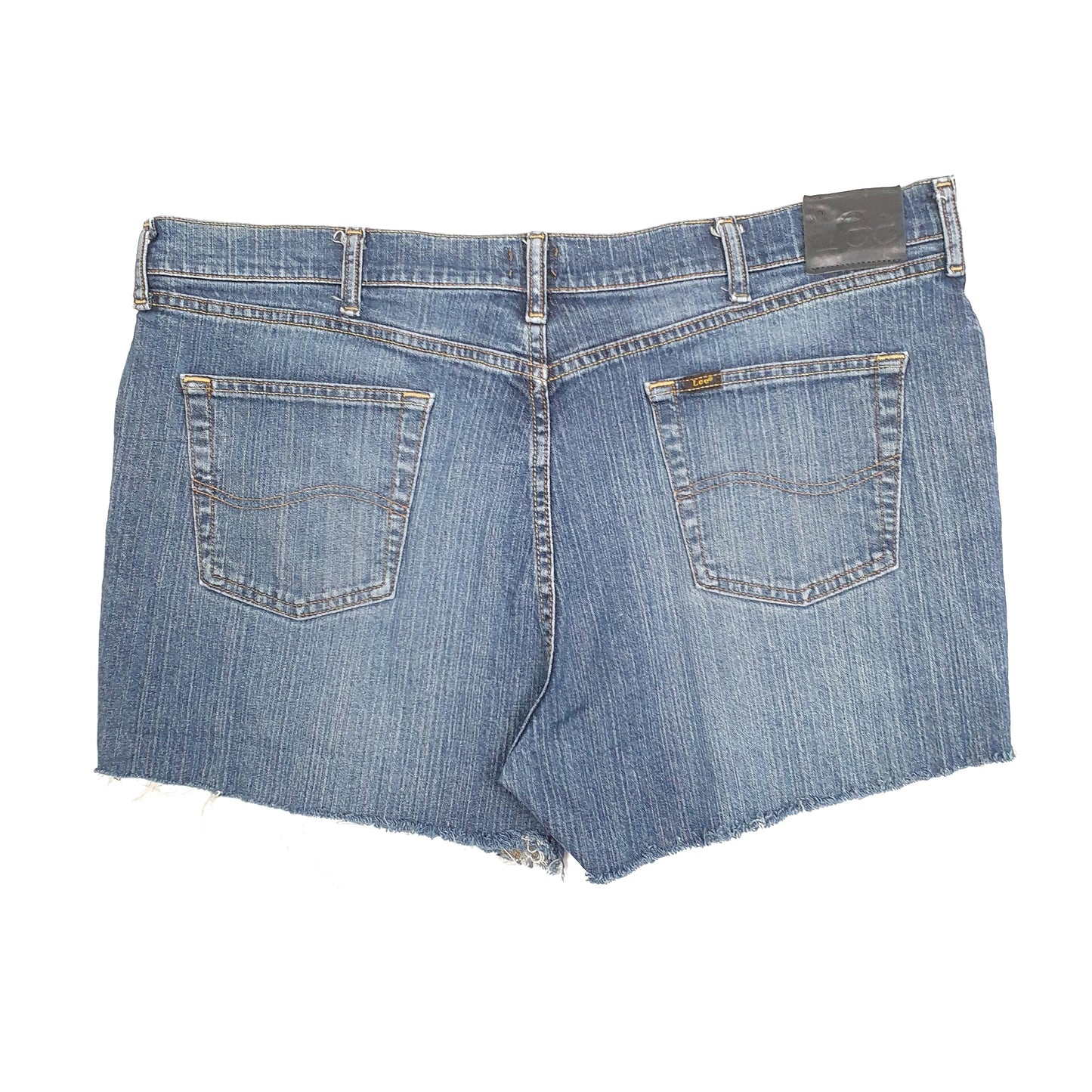 Womens Blue Lee Jorts Denim Shorts