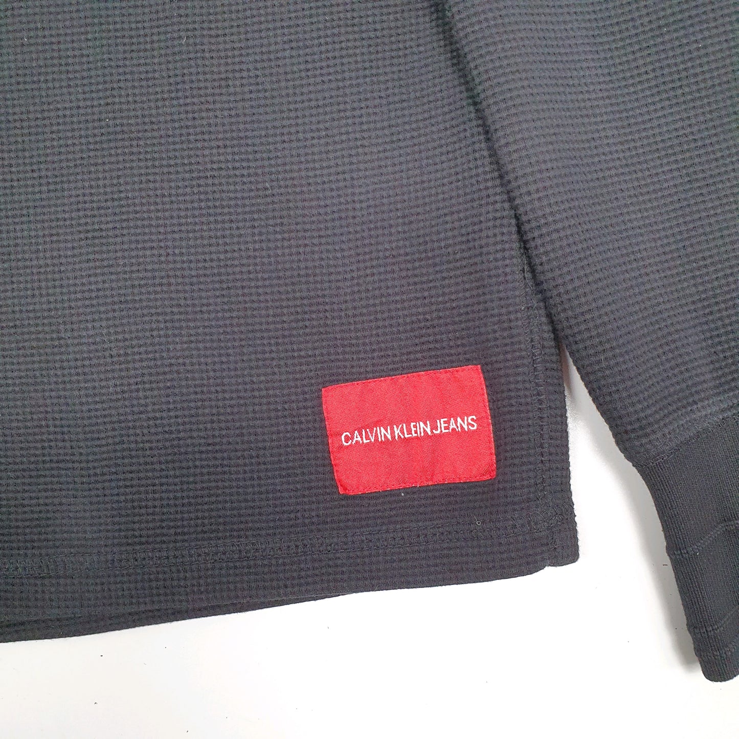 Mens Black Calvin Klein  Crewneck Jumper