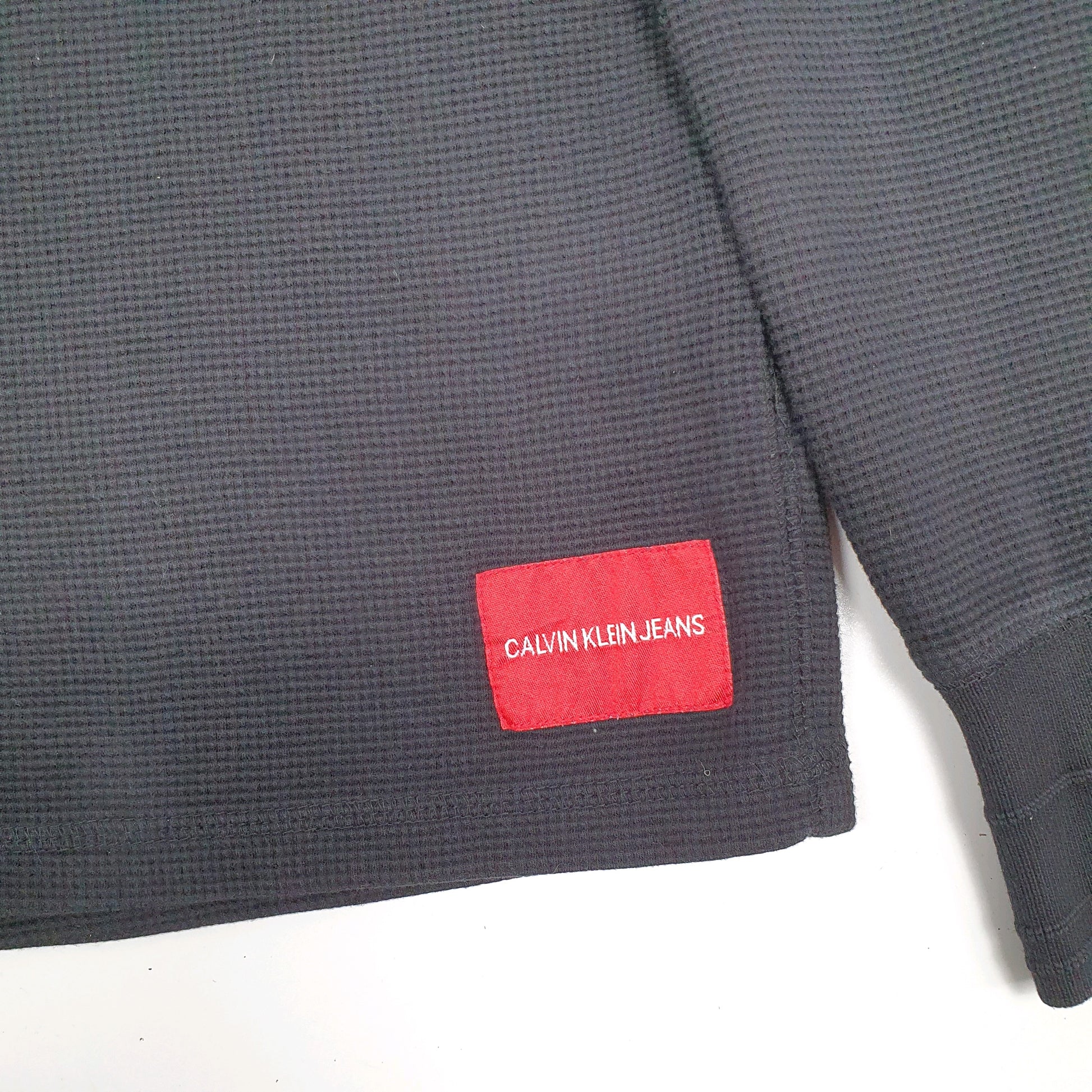 Mens Black Calvin Klein  Crewneck Jumper