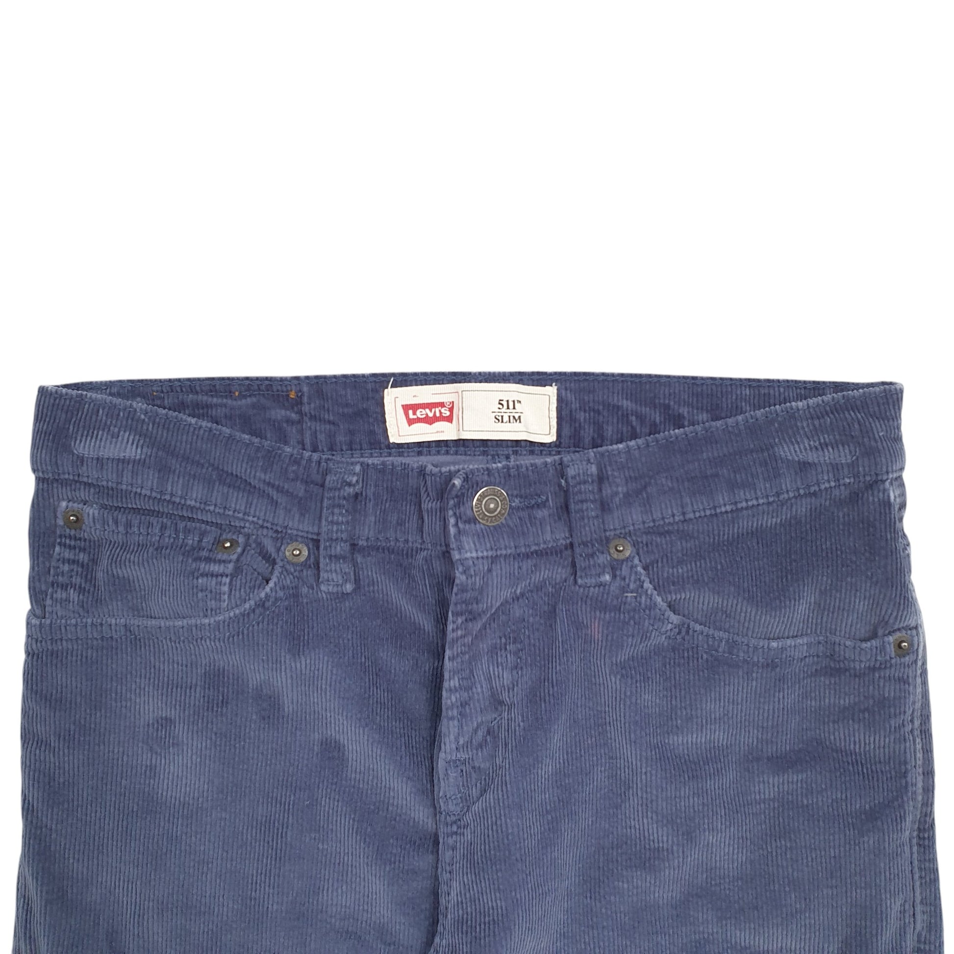 Womens Blue Levis  Corduroy Trousers