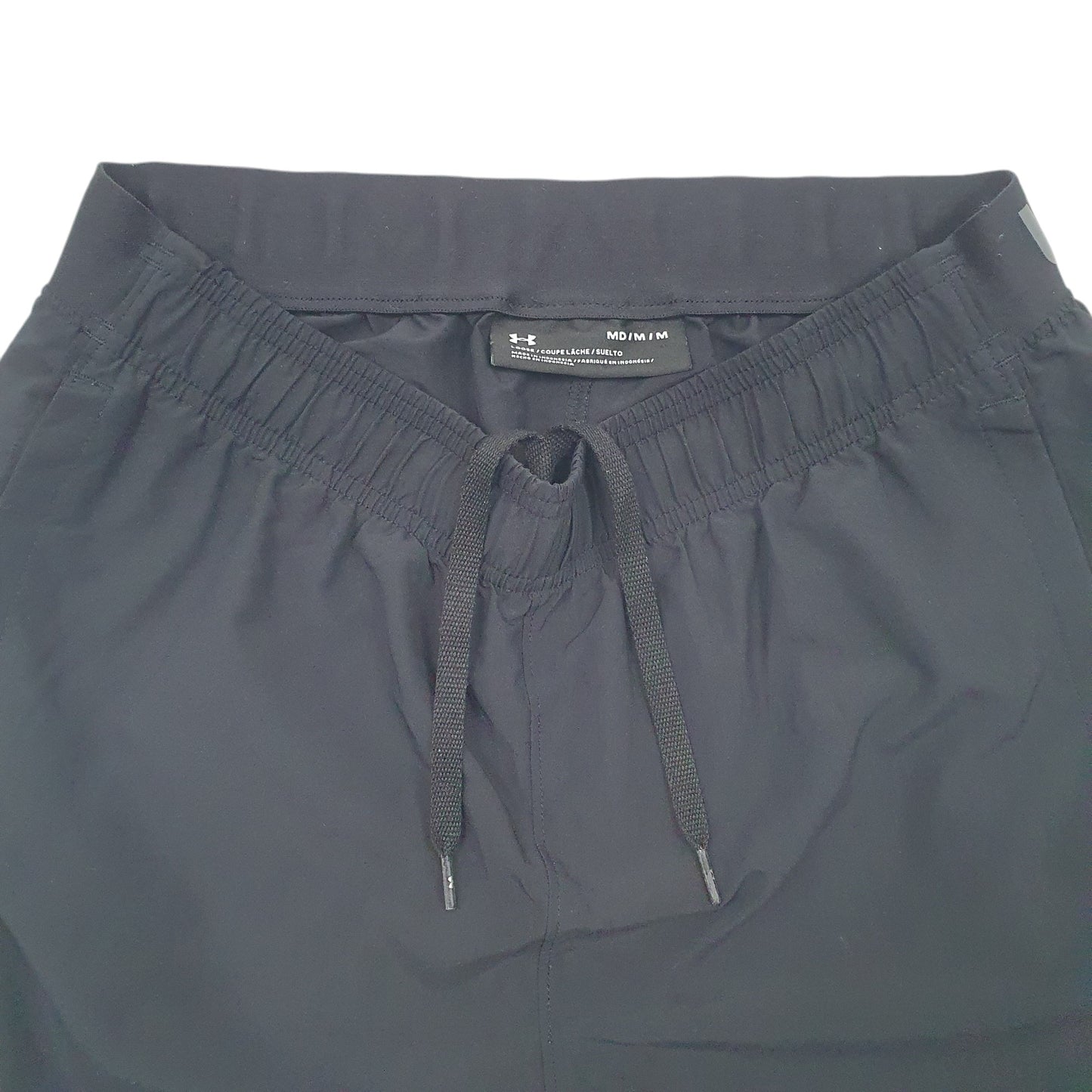Mens Black Under Armour Stretch Active Wear Sport Shorts