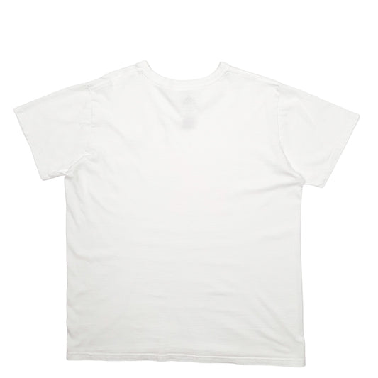 Mens White Adidas  Short Sleeve T Shirt