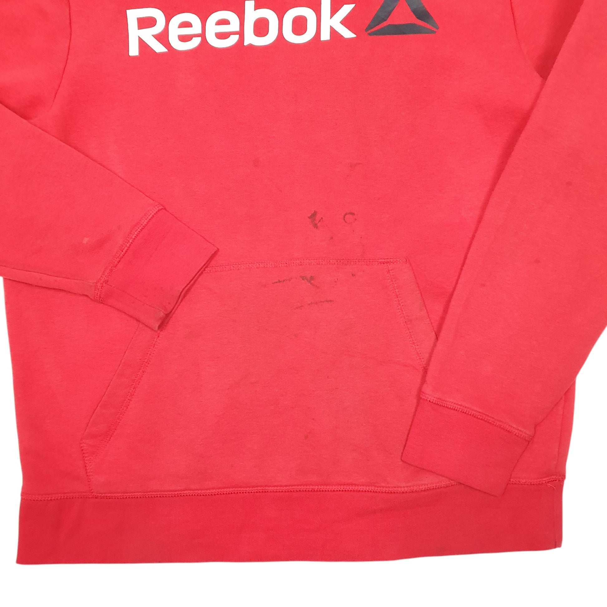 Mens Red Reebok  Hoodie Jumper