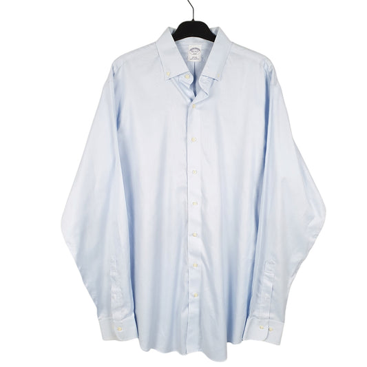 Mens Blue Brooks Brothers  Long Sleeve Shirt