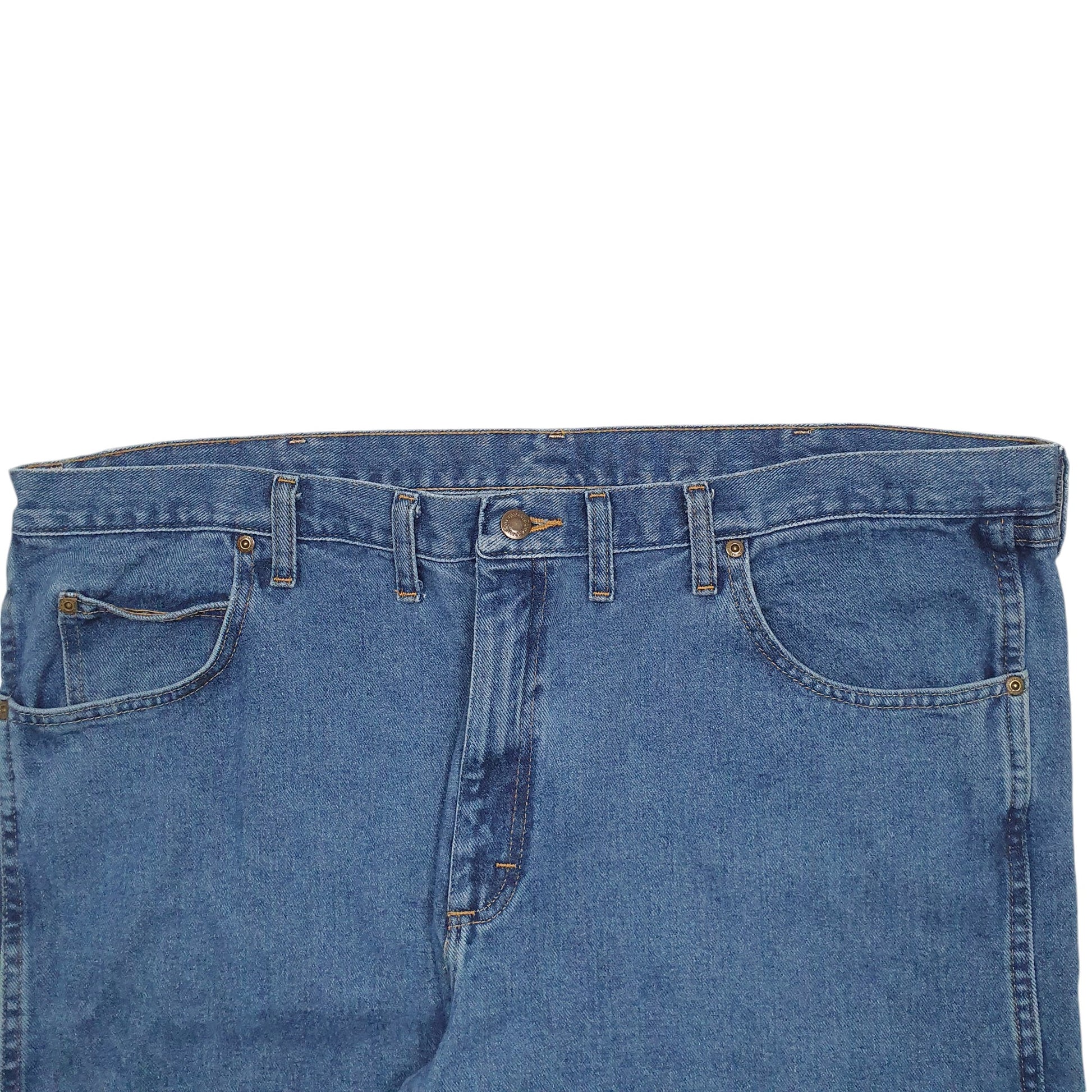 Mens Blue Wrangler Rugged Wear Relaxed JeansW44 L30