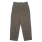 Mens Khaki Tommy Hilfiger Double Pleated Chino Trousers