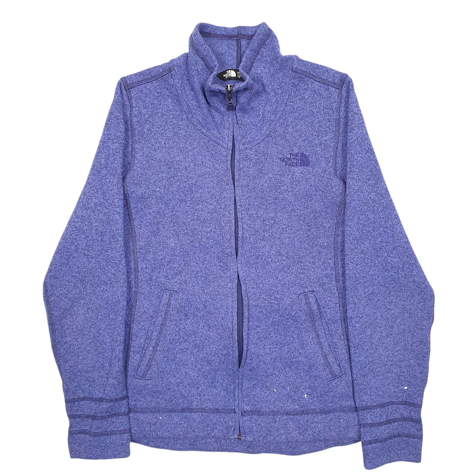 Womens Purple The North Face Thermal Winter Full Zip Jumper