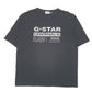 Mens Black G Star Raw Originals Denim Short Sleeve T Shirt