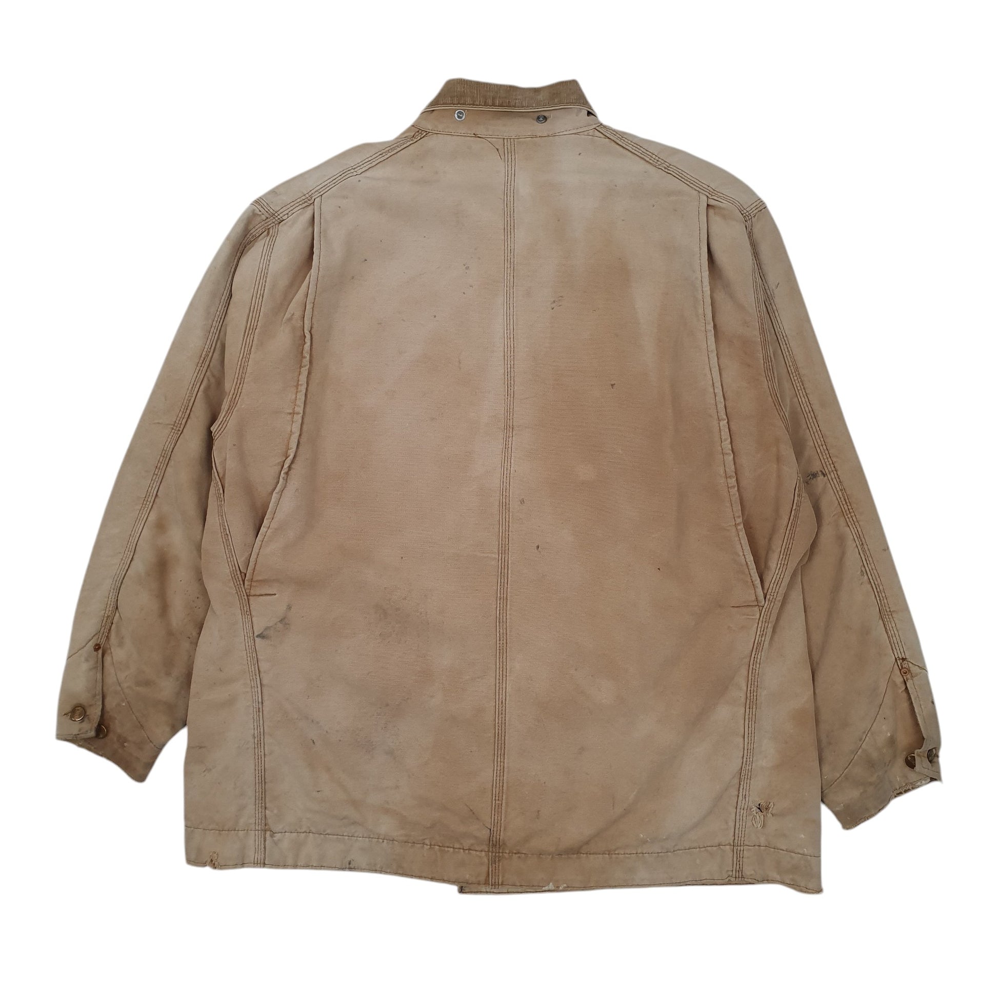 Mens Brown Carhartt 6BLJ C01 Blanket Lined Vintage 1978 70s  Coat