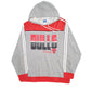 Mens Grey Adidas Chicago Bulls NBA Basketball Lightweight Hoodie Jumper