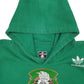 Womens Green Adidas Mexico Football Soccer Hoodie Jumper