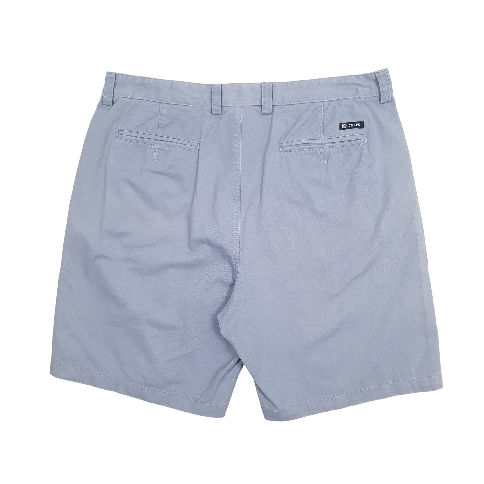 Mens Blue Chaps  Chino Shorts