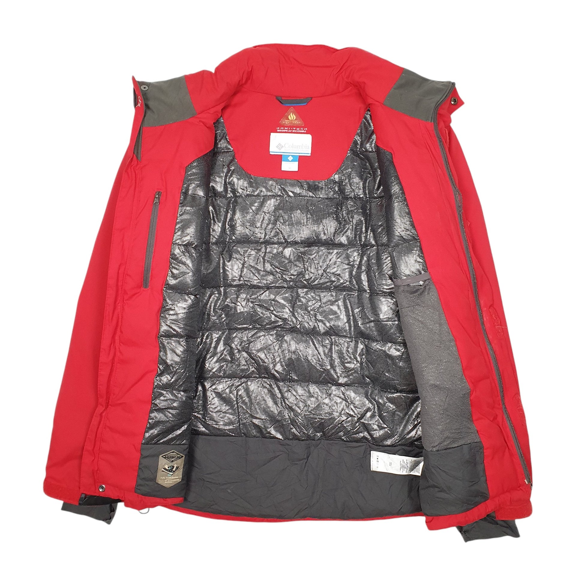 Mens Red Columbia Sportswear Company   Coat