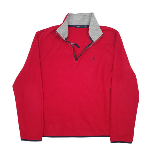 Mens Ree Nautica  Quarter Zip Jumper