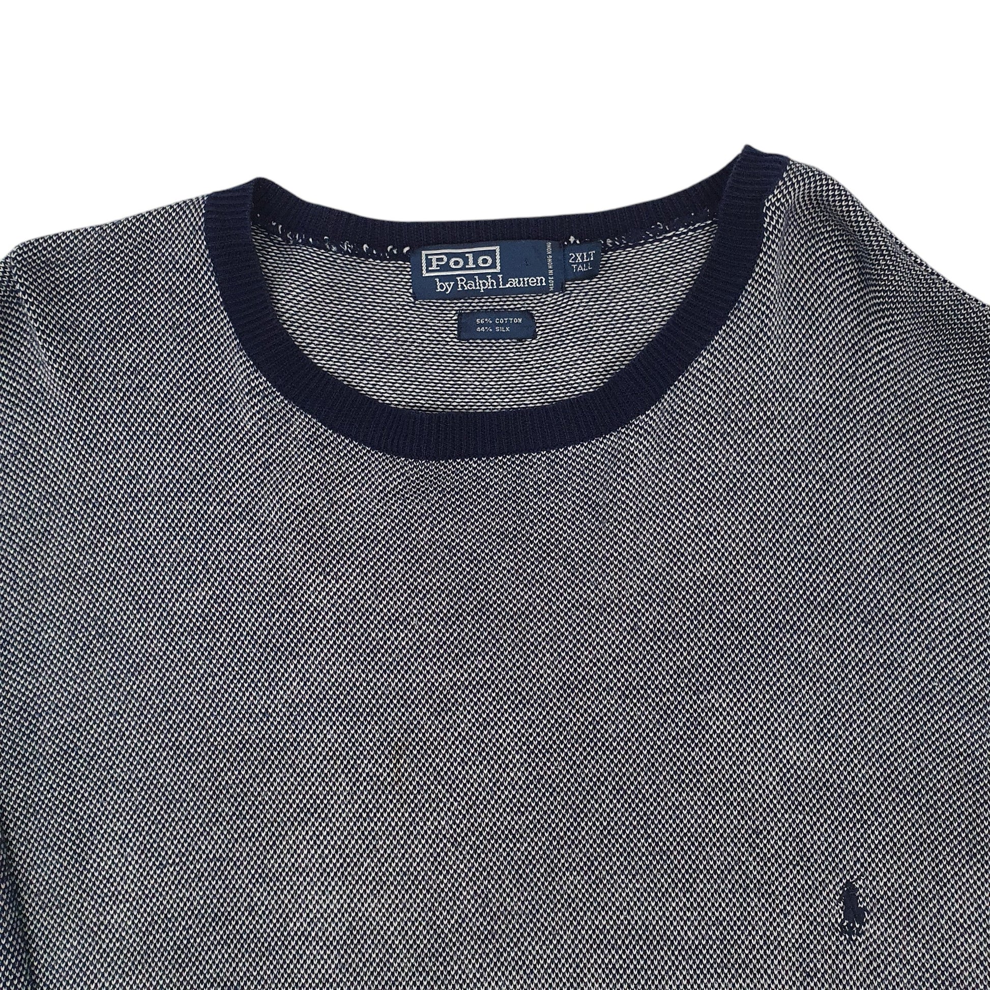 Mens Navy Polo Ralph Lauren Vintage 90s Crewneck Jumper