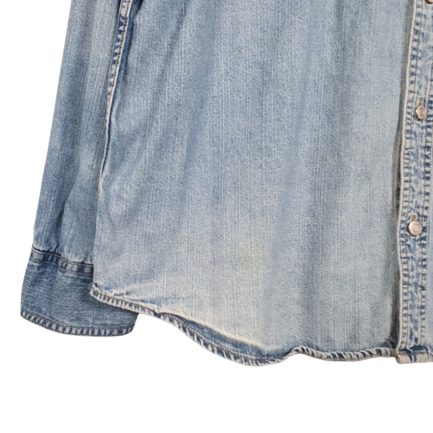 Mens Blue Levis Overshirt Shacket Long Sleeve Shirt