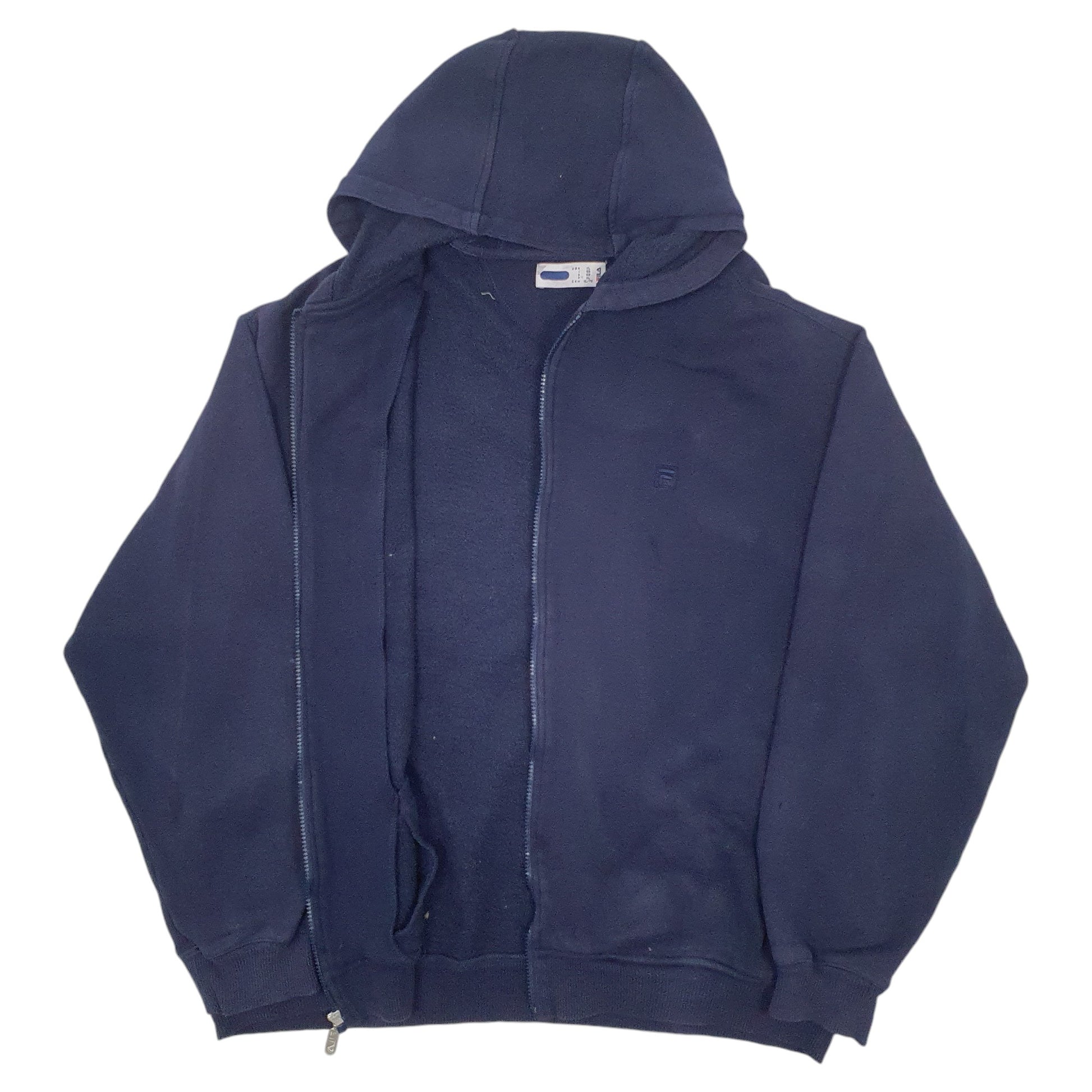 Mens Navy Fila  Full Zip Jumper