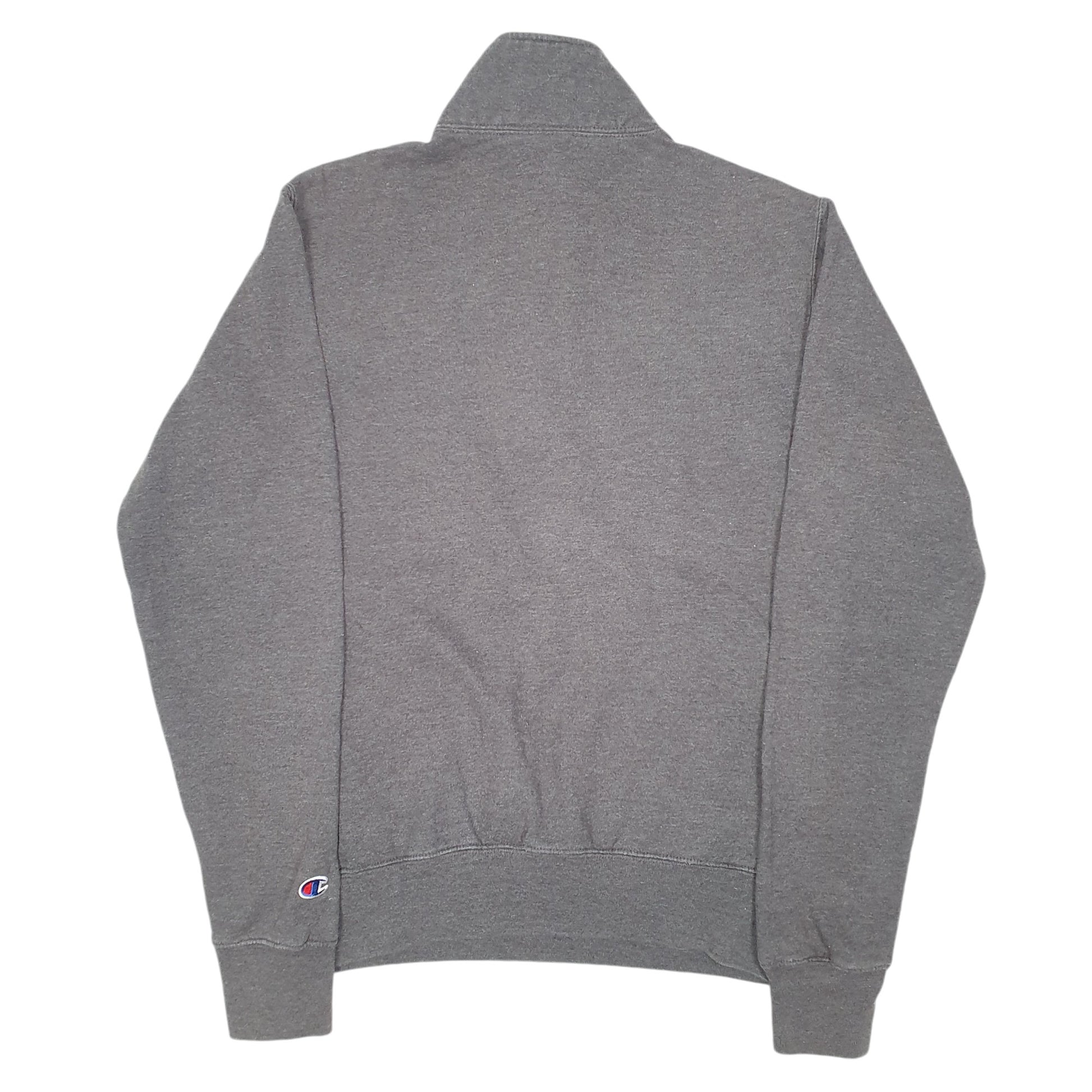 Mens Grey Champion Chico State University California USA Quarter Zip Jumper