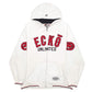 Mens White Ecko Unlimited Spellout Full Zip Jumper
