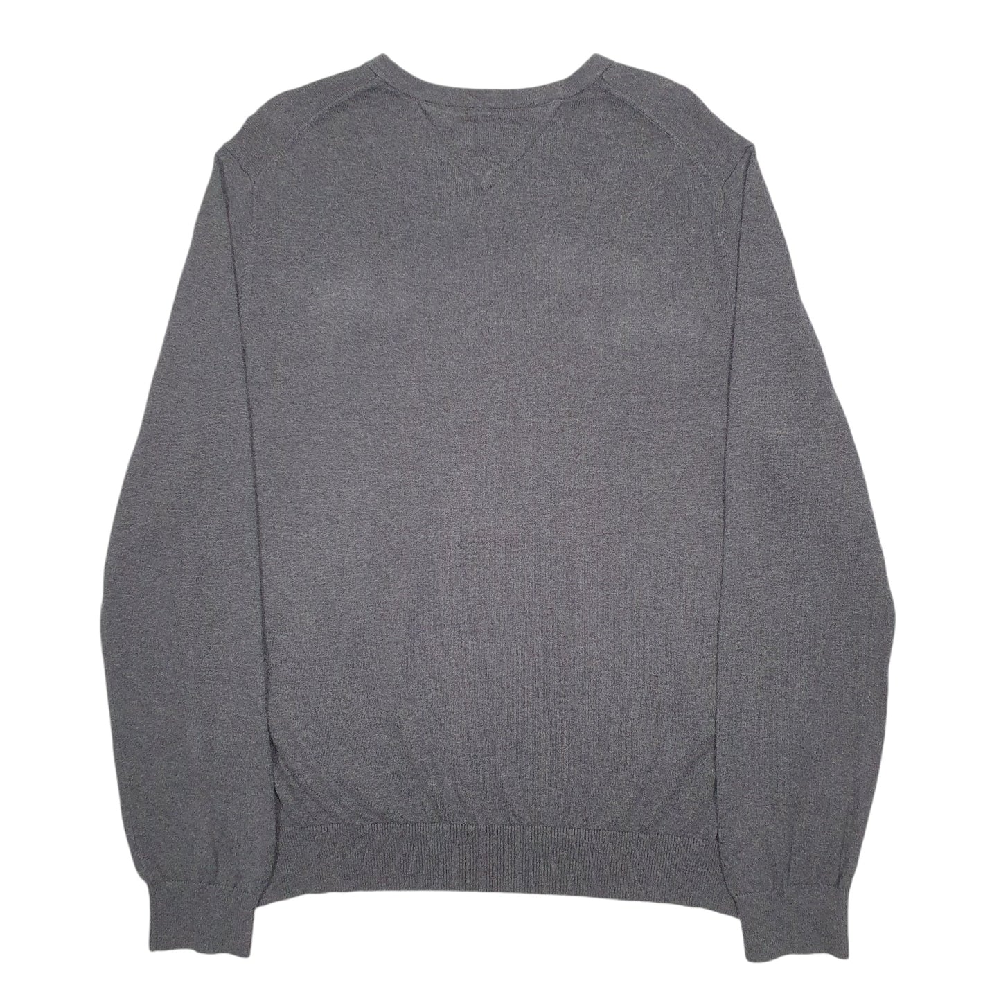 Mens Grey Tommy Hilfiger  Crewneck Jumper