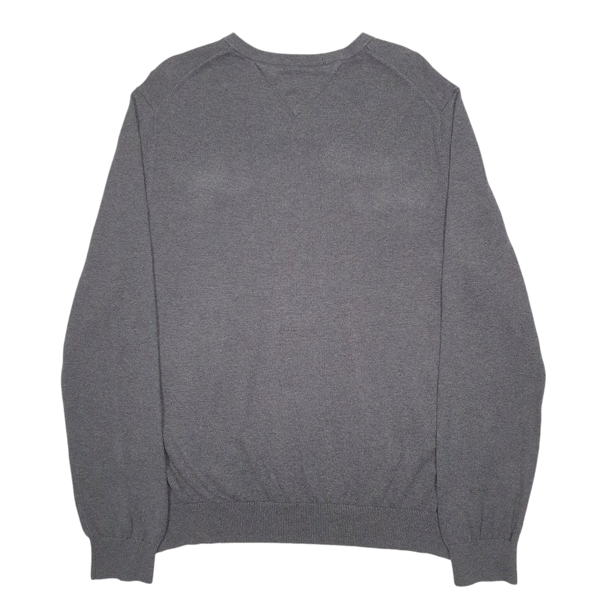 Mens Grey Tommy Hilfiger  Crewneck Jumper