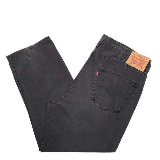 Mens Black Levis 550 JeansW40 L30
