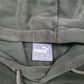 Mens Khaki Puma Spellout Hoodie Jumper