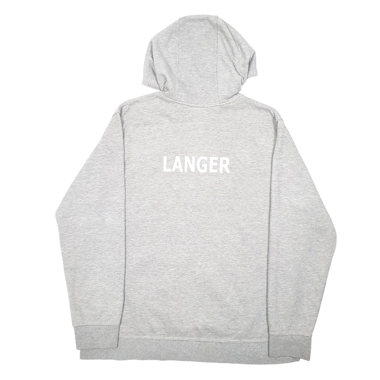 Mens Grey Nike Westview Lacrosse USA Langer Hoodie Jumper