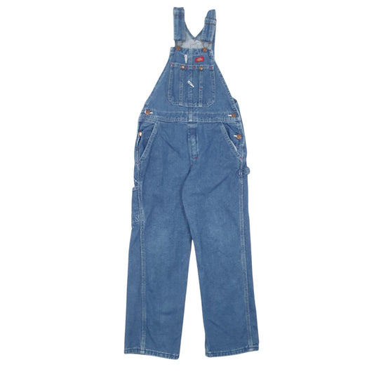 Womens Blue Dickies Denim Overalls Bib Dungaree Trousers