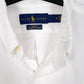 Mens White Ralph Lauren Oxford Stretch Long Sleeve Shirt