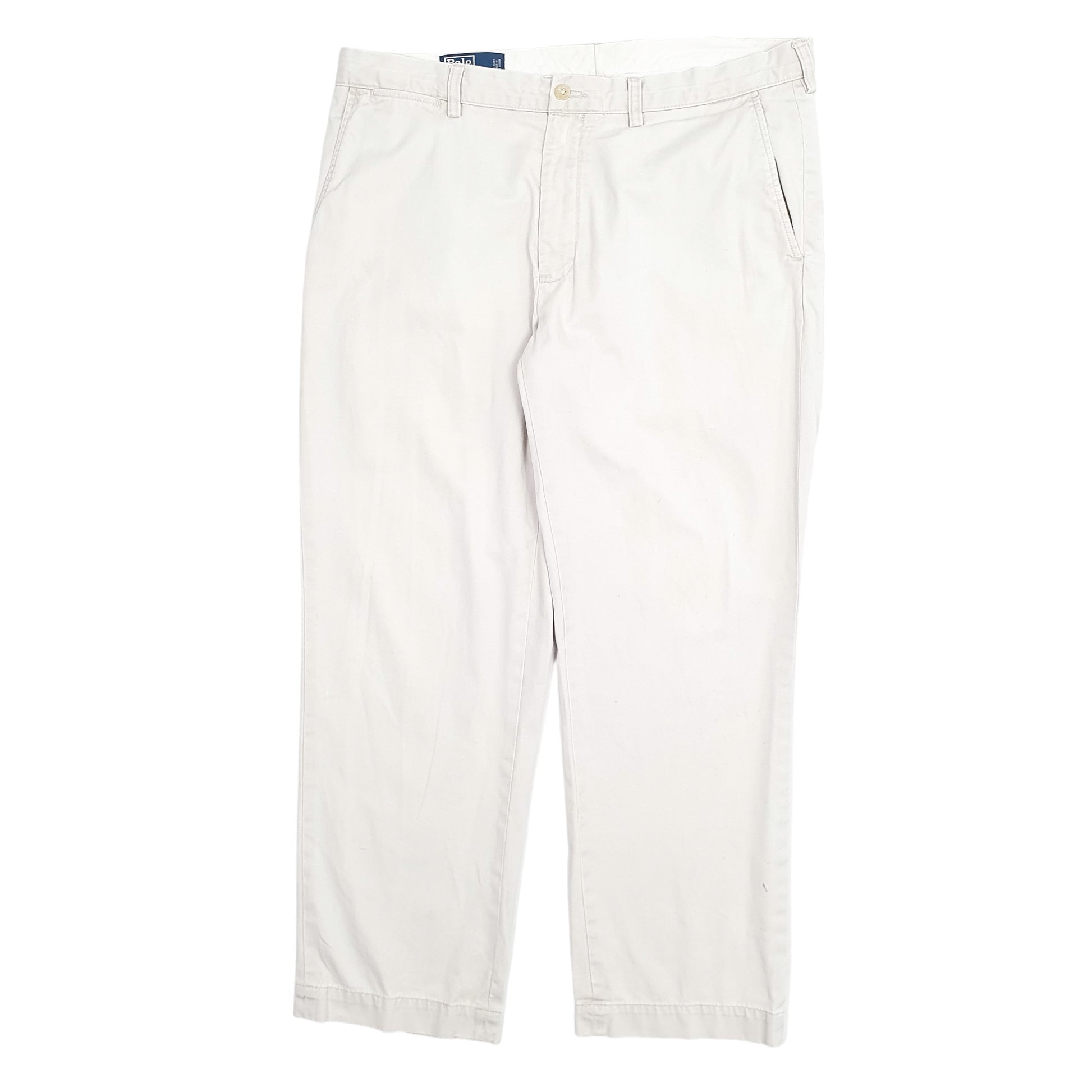 Mens Cream Polo Ralph Lauren Preston Pant 0 Chino Trousers