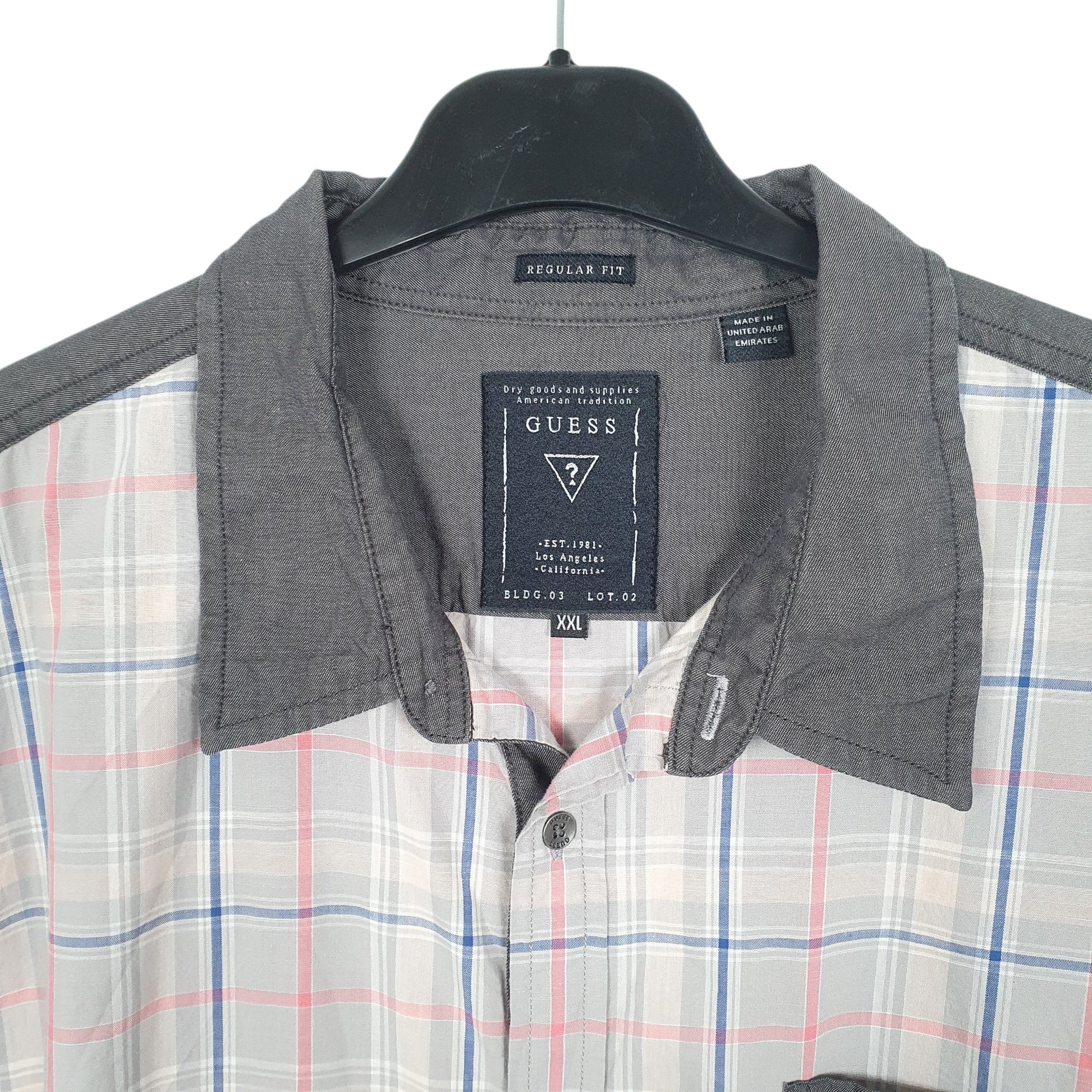 Mens Grey Guess ? Long Sleeve Shirt