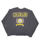 Mens Black Hanes Vintage University Of Colorado USA Spellout Crewneck Jumper