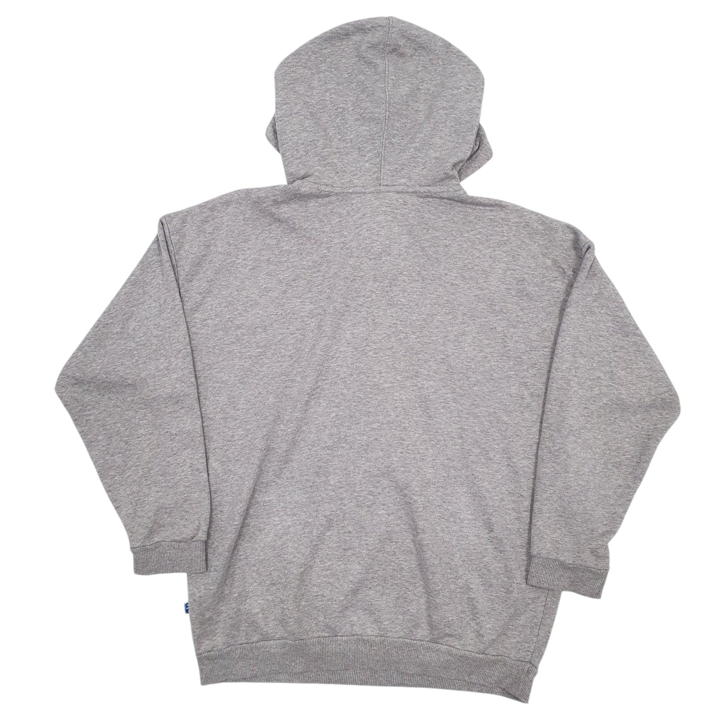 Mens Grey Adidas Spellout Hoodie Jumper