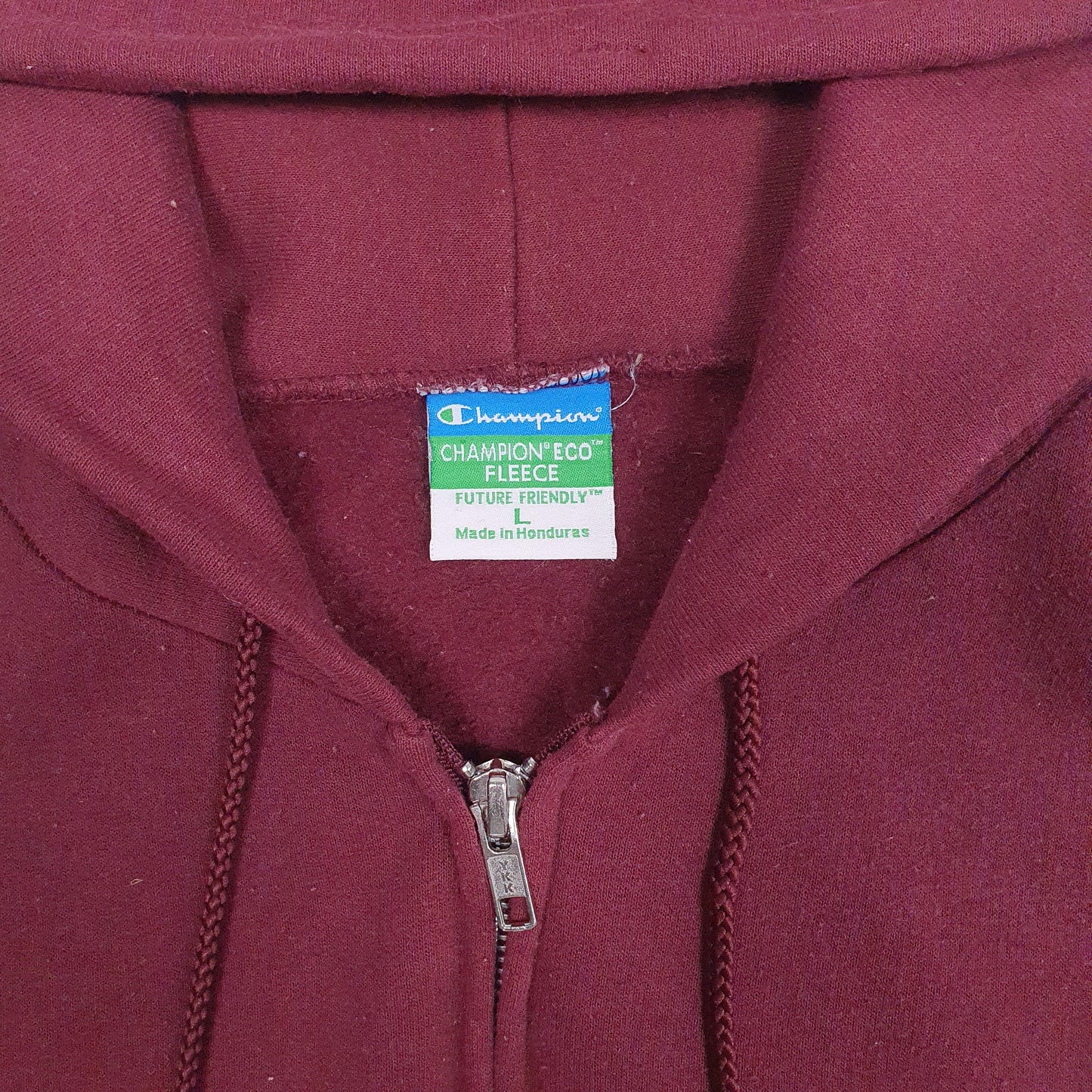 Mens Burgundy Champion Umass Amherst Full Zip Jumper