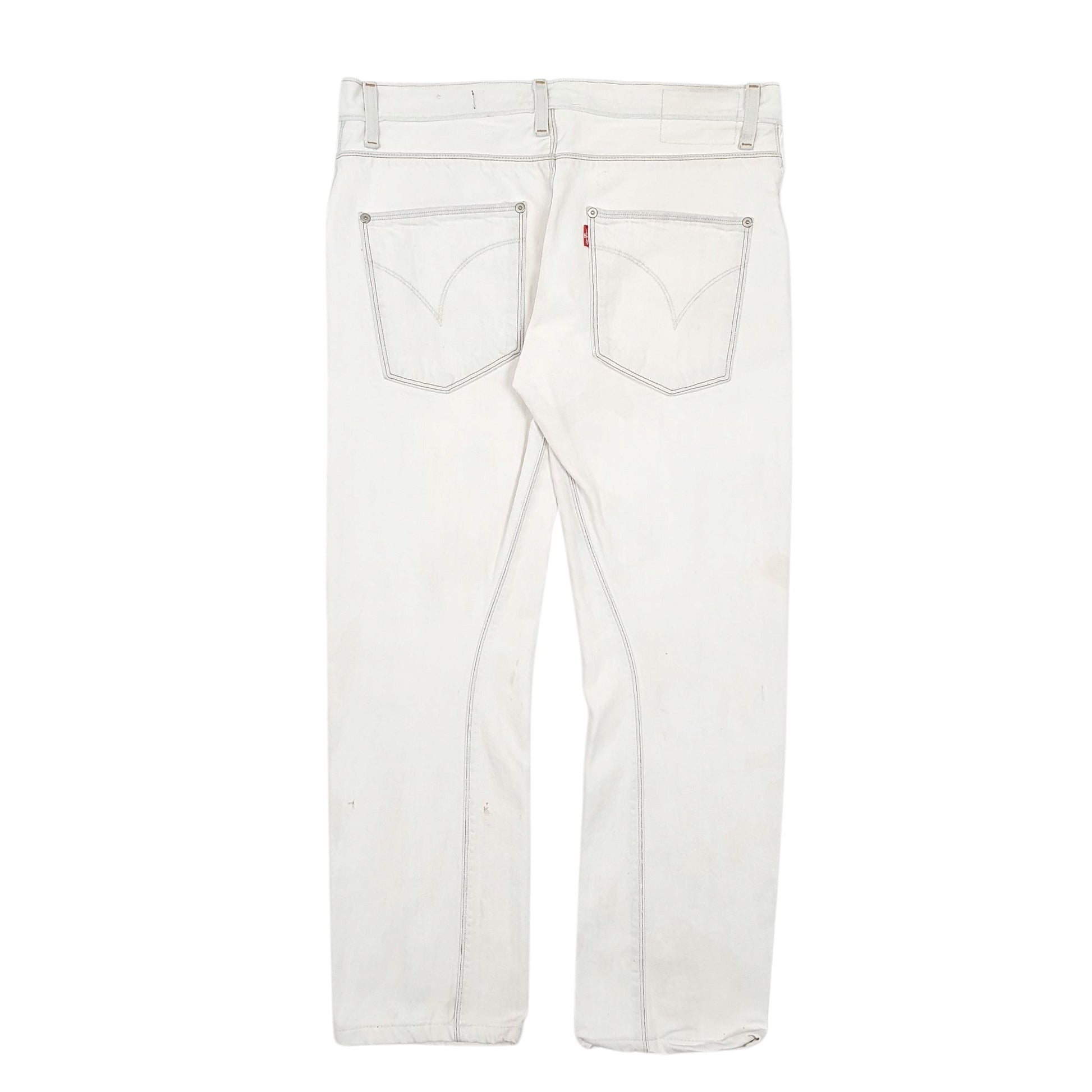 Mens White Levis Vintage 00s Casual JeansW32 L29