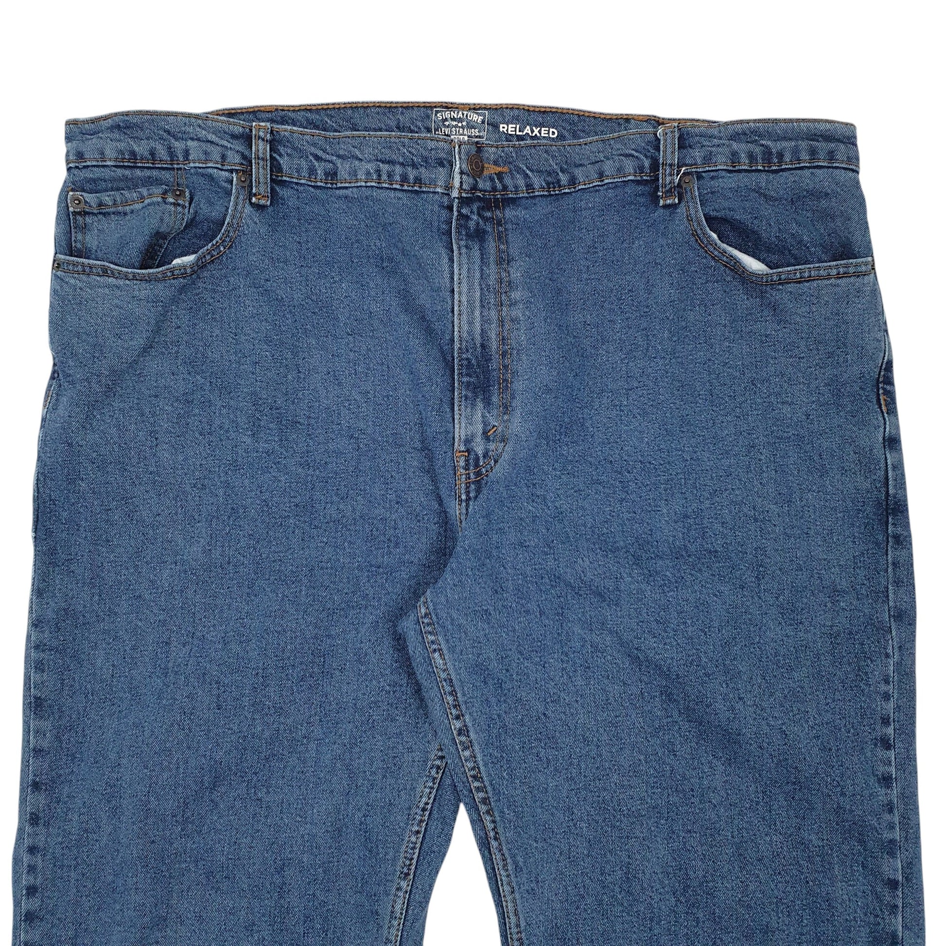 Mens Blue Levis Relaxed Signature JeansW46 L30