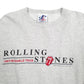 Mens Grey Logo Athletic Rolling Stones 1997 1998 World Tour Original Made In USA Crewneck Jumper