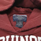 Mens Burgundy Champion Reverse Weave Washington College USA Hoodie Jumper