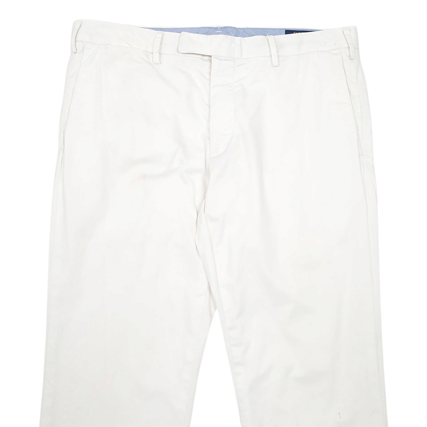 Mens White Polo Ralph Lauren Stretch Slim Fit Chino Trousers