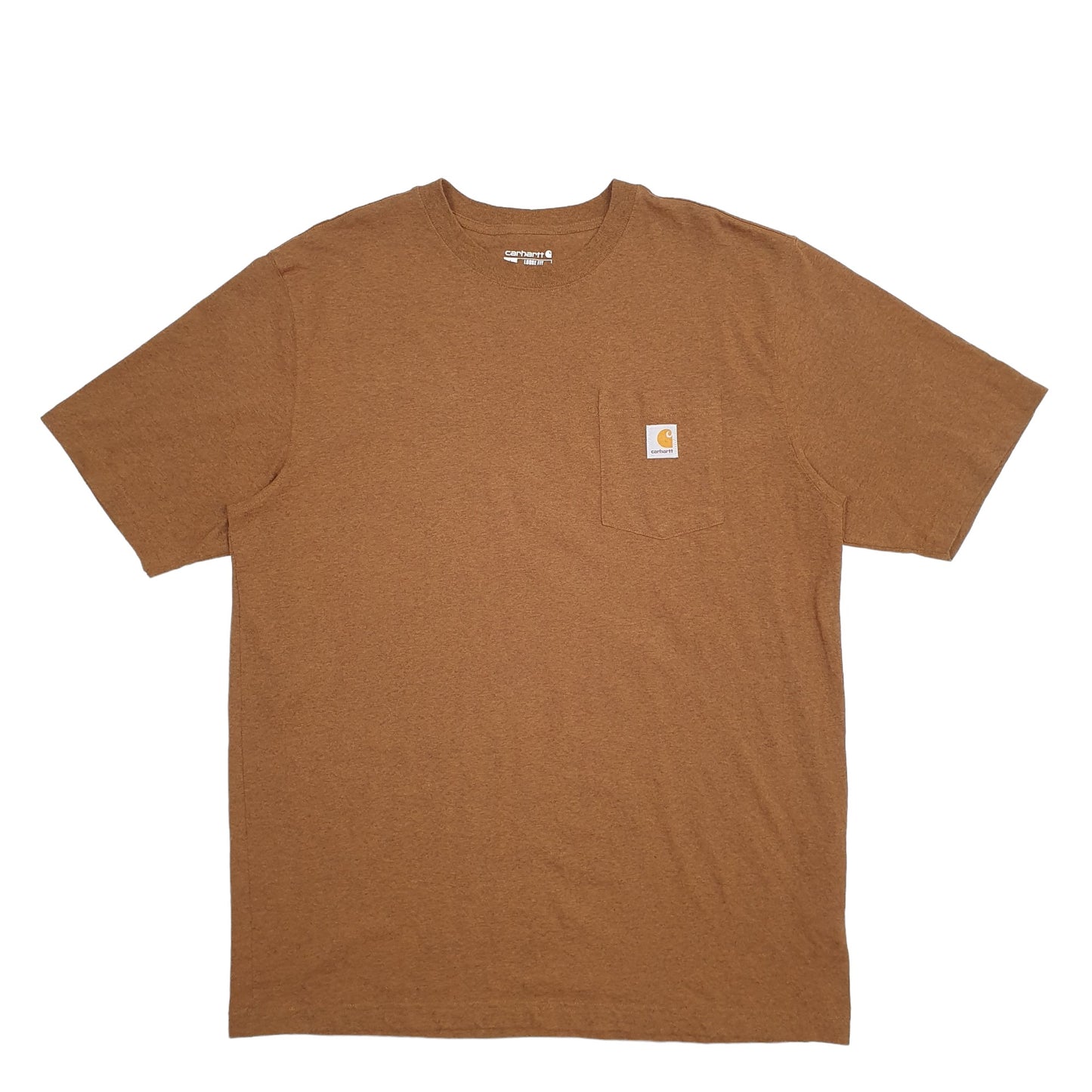 Mens Brown Carhartt  Short Sleeve T Shirt