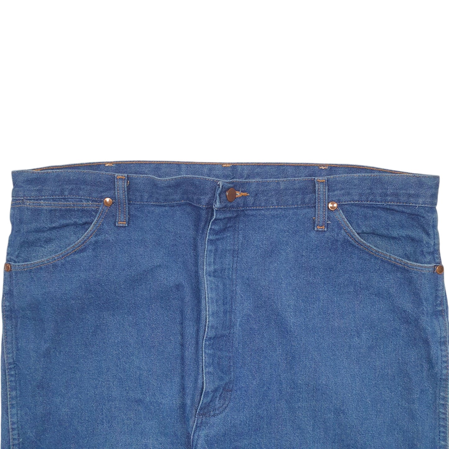 Mens Blue Wrangler Made In USA Vintage 90's Regular JeansW42 L33