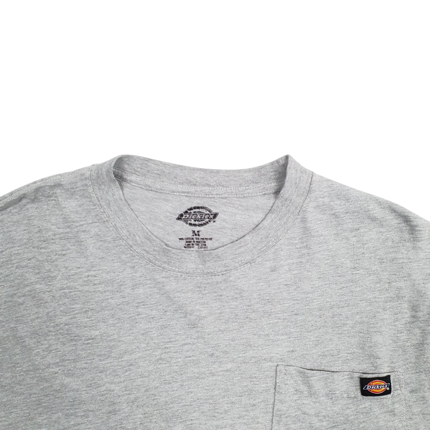 Mens Grey Dickies Pocket Short Sleeve T Shirt