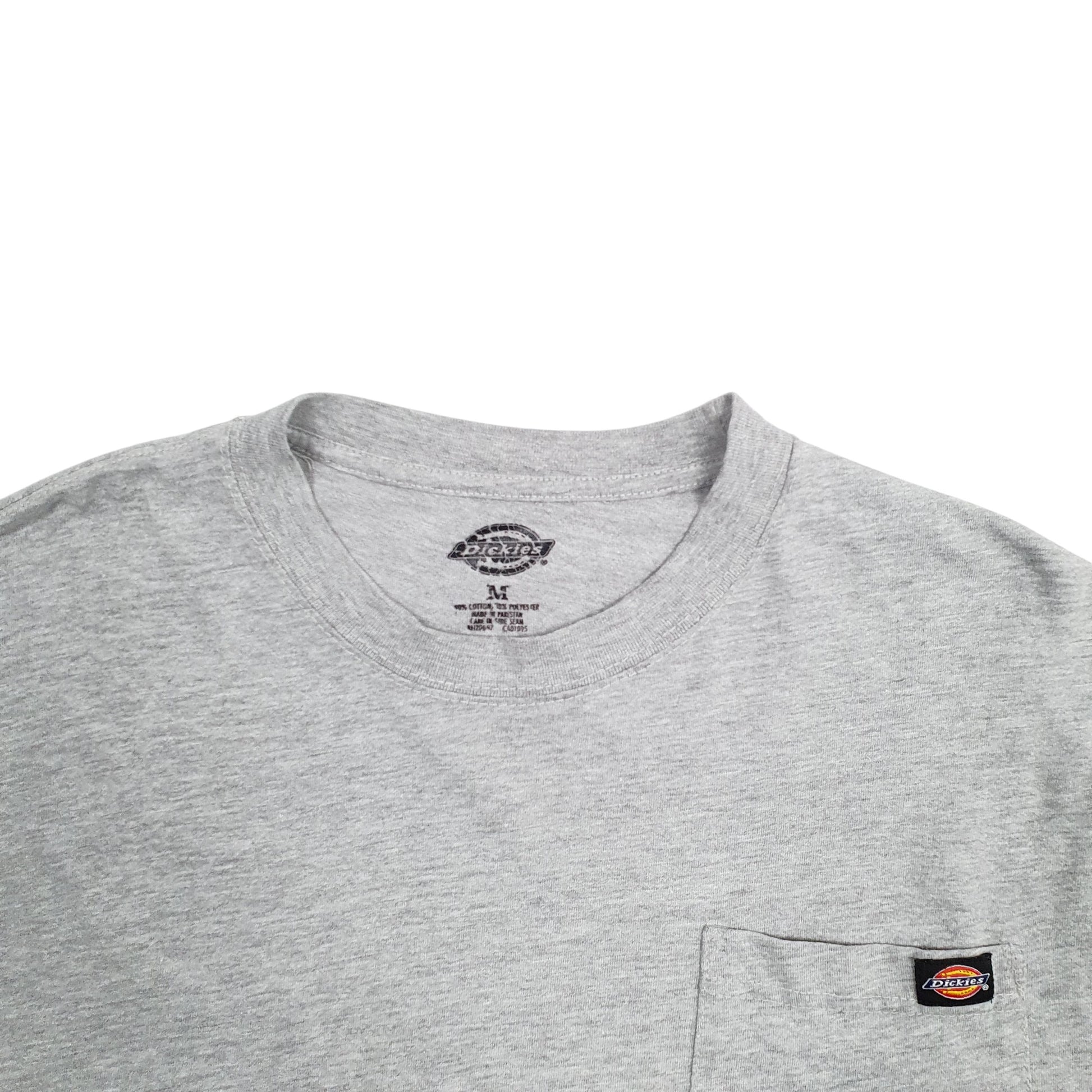 Mens Grey Dickies Pocket Short Sleeve T Shirt