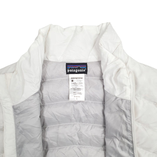 Womens White Patagonia  Full Zip Coat