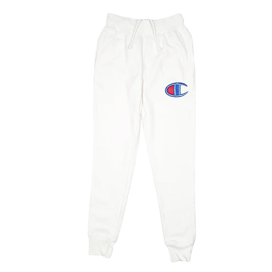 Mens White Champion Reverse Weave Sweats Track Suit Bottoms Jogger Trousers