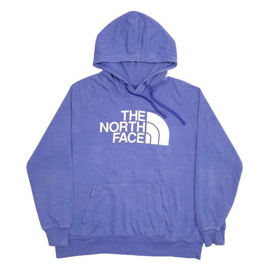 Womens Purple The North Face Spellout Hoodie Jumper