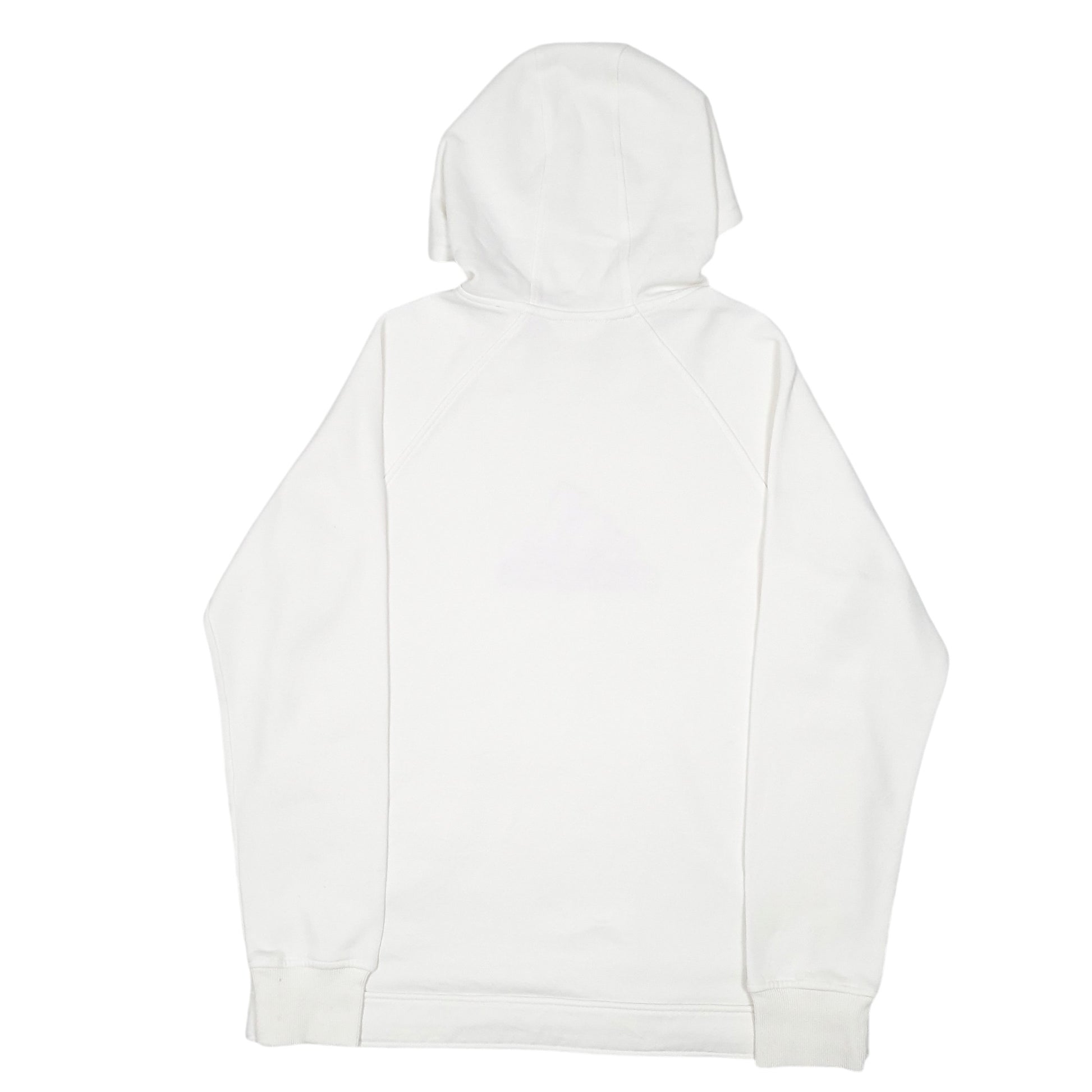 Womens Cream Adidas Spellout Hoodie Jumper