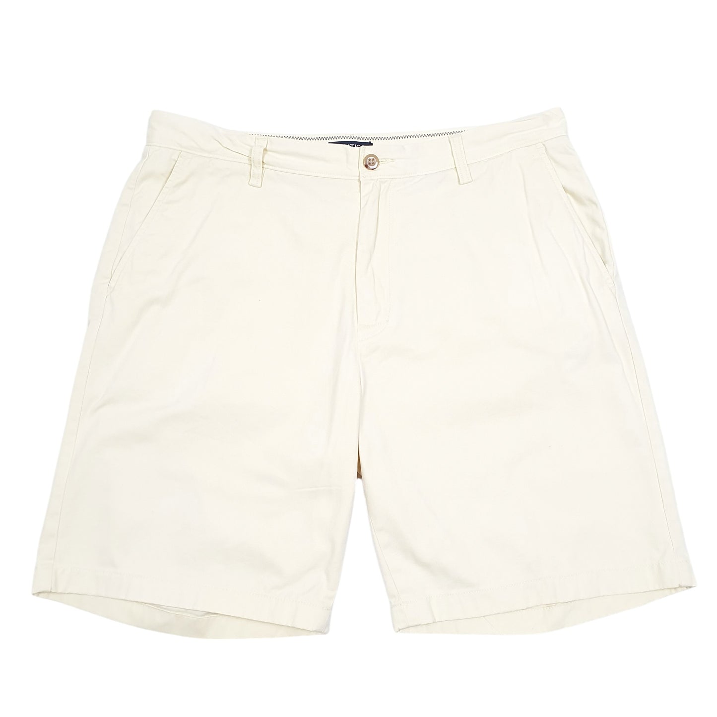 Mens Yellow Nautica Classic Fit Chino Shorts